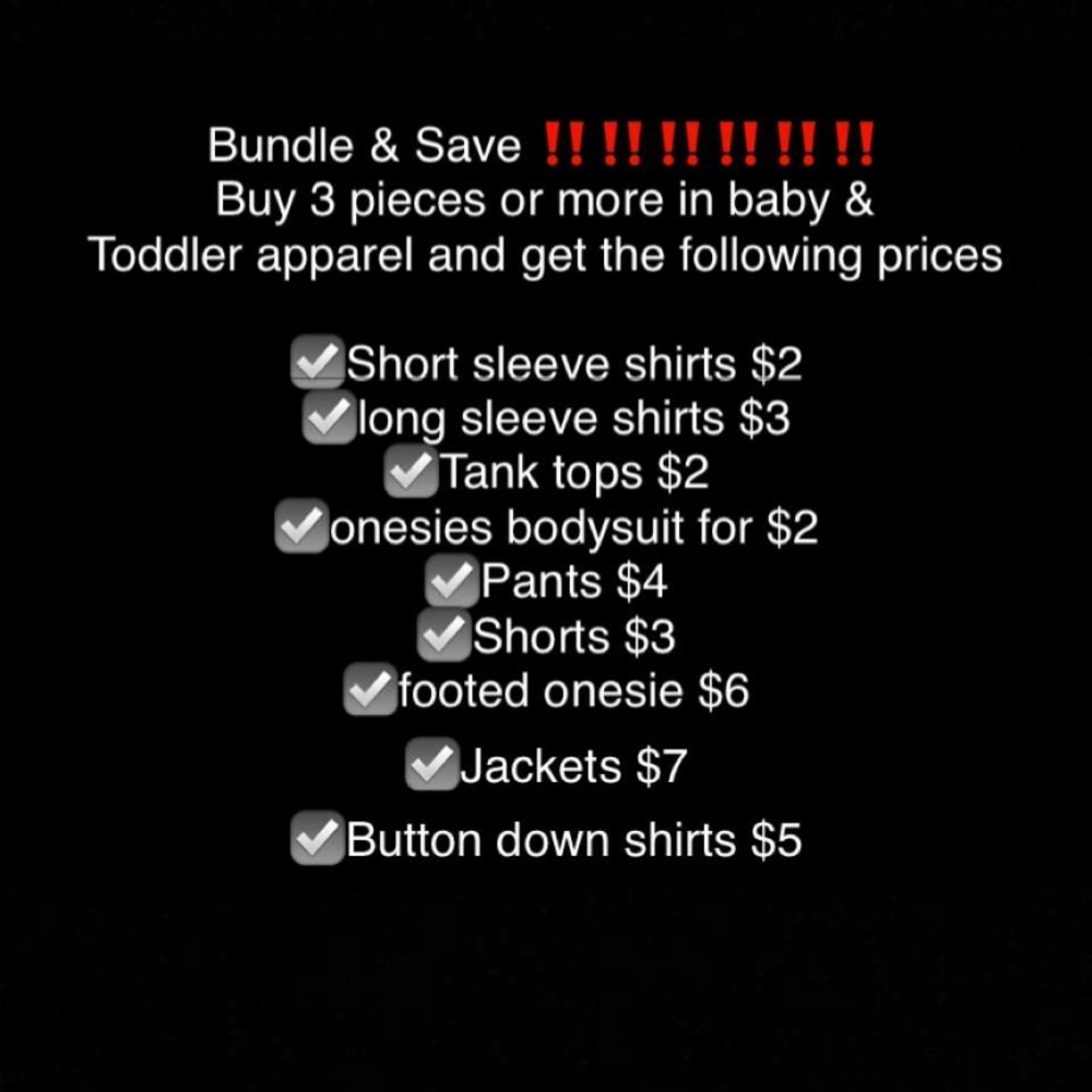 Bundle and Save‼️‼️‼️